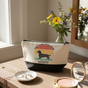 Dachshund Lover Makeup Bag